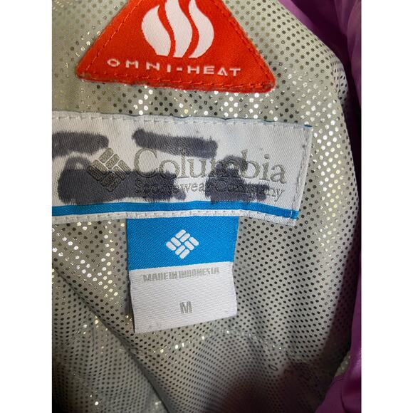 Columbia Girls‎ Jacket Size Medium 10 12 Quilted Lightweight Lavender Coat - Picture 3 of 7